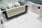 Silvercraft 36 HT Aft Seating in Flipped Position