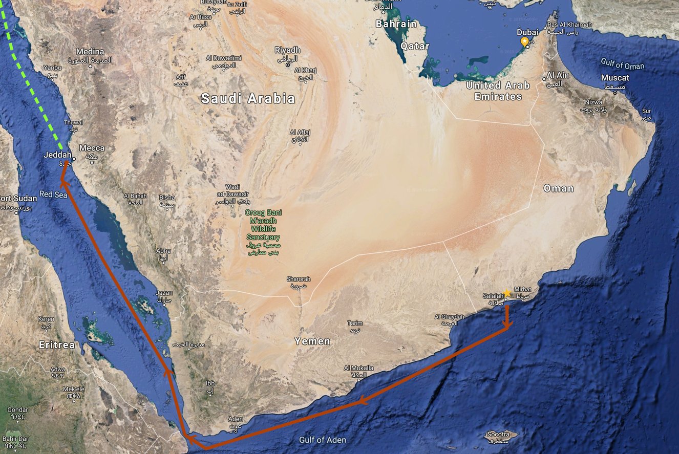 Update : Nomad 75 SUV arrives in Jeddah on the second leg of its voyage ...